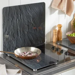 Becquet Crédence ou couvre-plaques façon ardoise< Idées Cuisine|Idées Cuisine