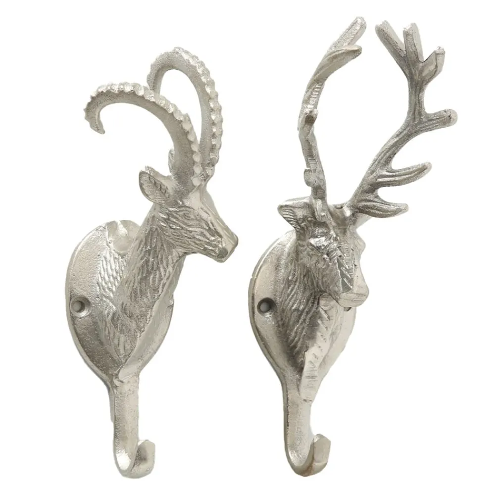 Becquet Crochet portemanteau cerf – Lot de 2< Porte-Manteaux, Patère, Valet|Décoration