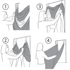 Becquet Crochets enfile-couette< Entretien Du Linge Et Repassage|Accessoires De Salle De Bain