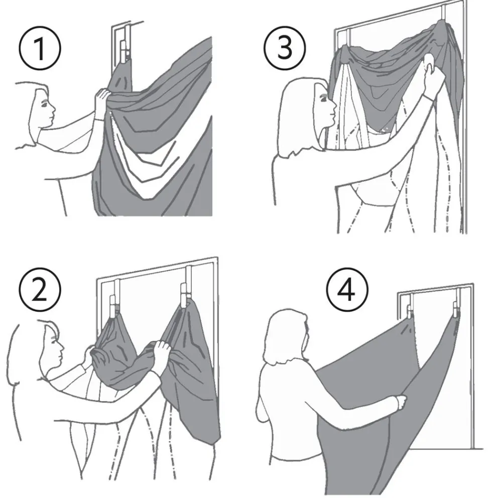 Becquet Crochets enfile-couette< Entretien Du Linge Et Repassage|Accessoires De Salle De Bain