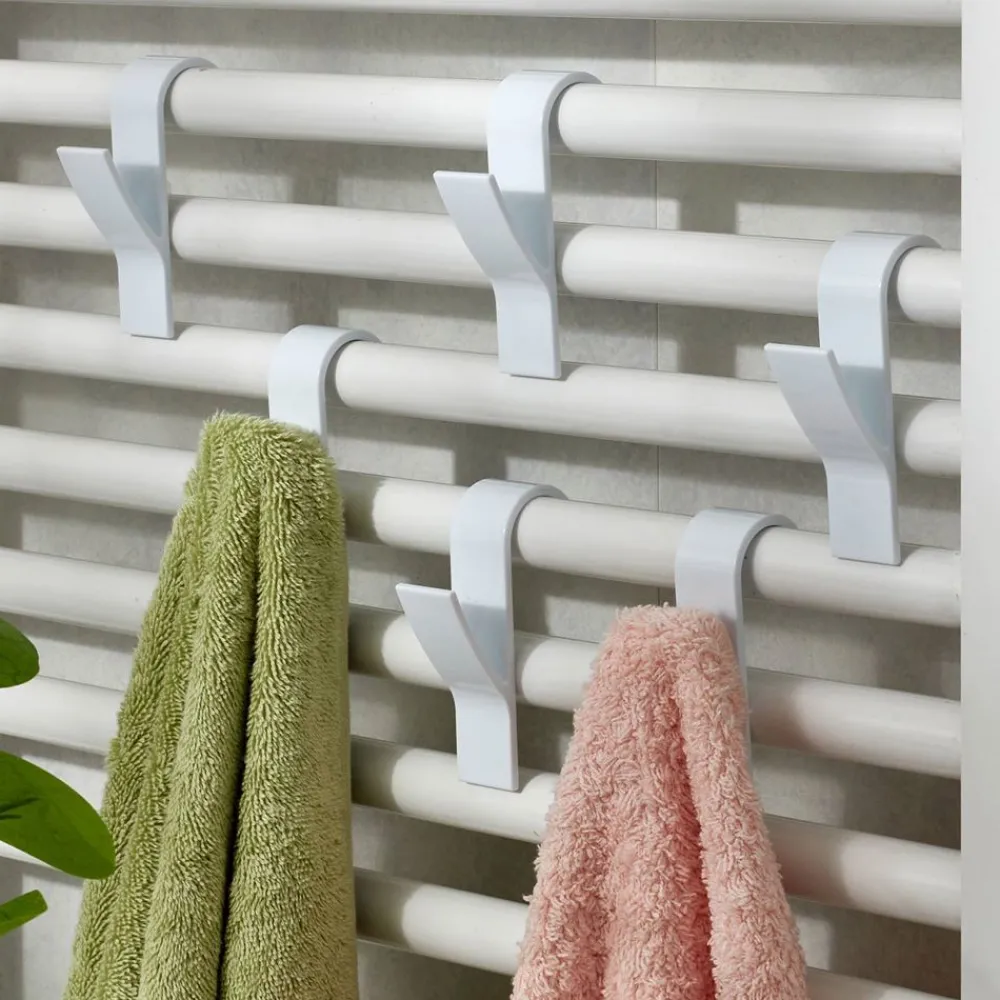 Becquet Crochets pour radiateur sèche-serviettes - Lot de 6< Accessoires De Salle De Bain|Idées Salle De Bain
