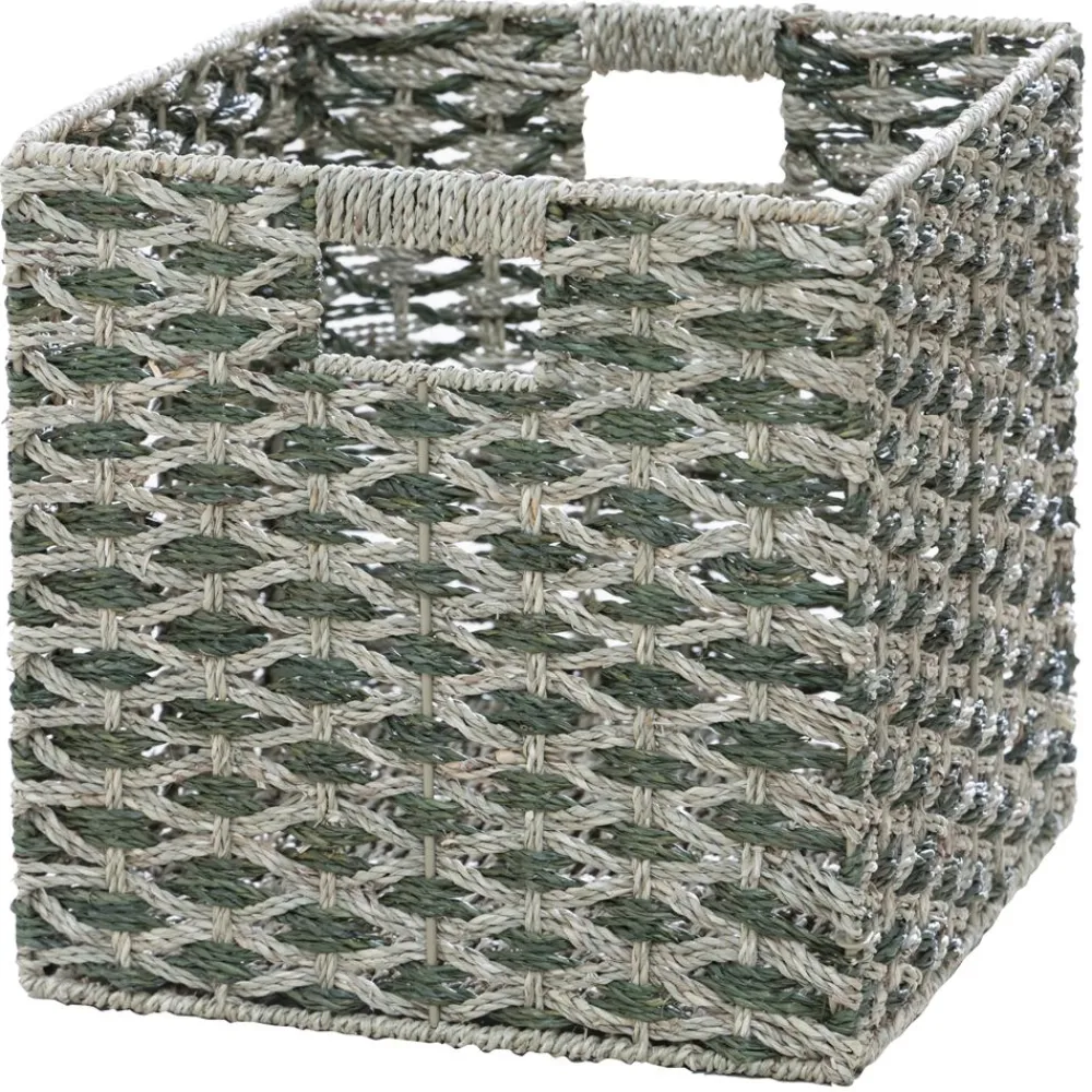 Becquet Cube de rangement tressé pliable< Boîte, Panier|Décoration