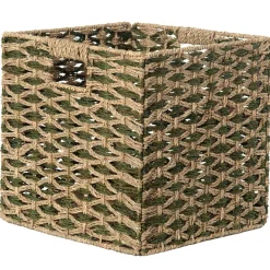 Becquet Cube de rangement tressé pliable< Boîte, Panier|Décoration