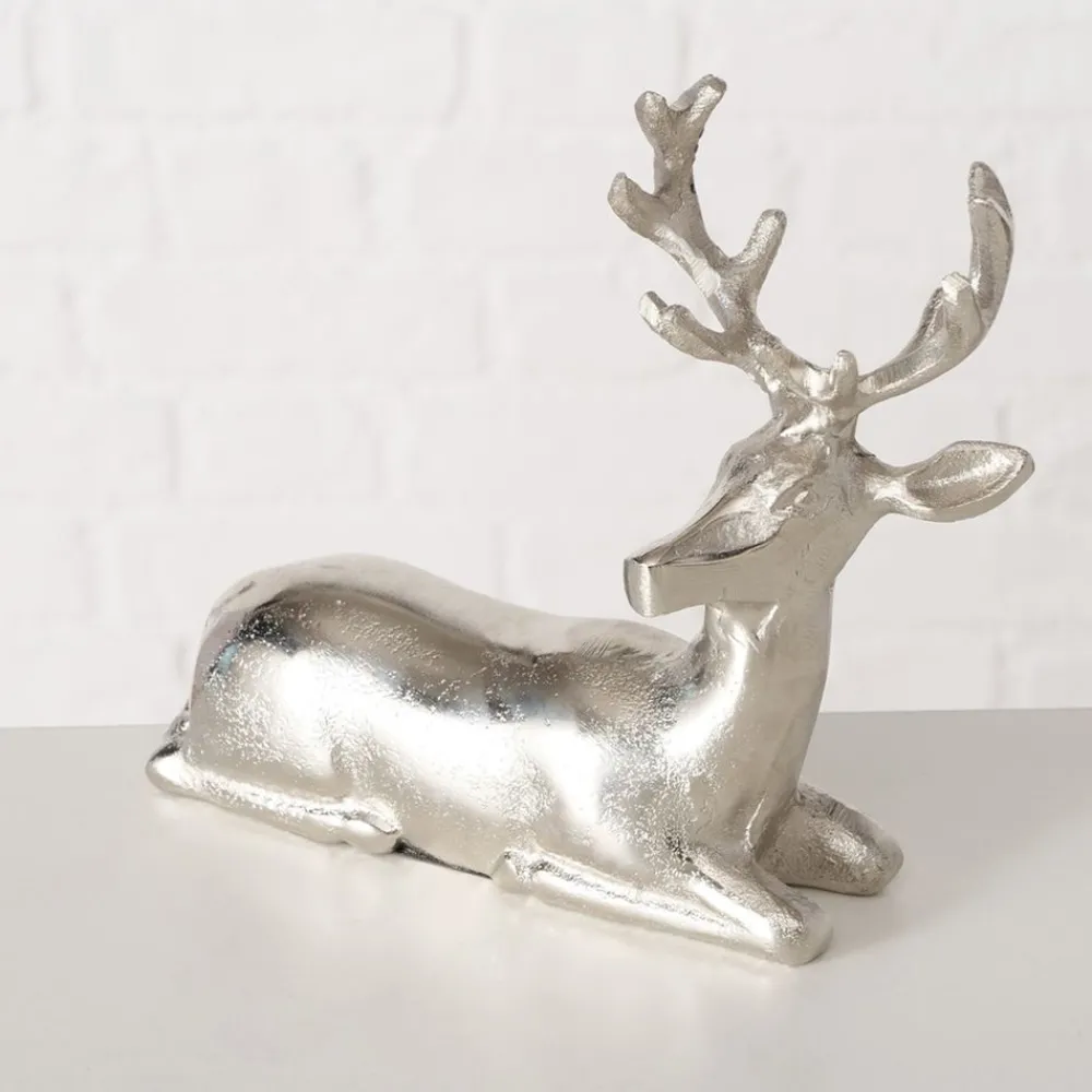 Becquet Décoration cerf en aluminium< Statuette, Figurine|Décoration