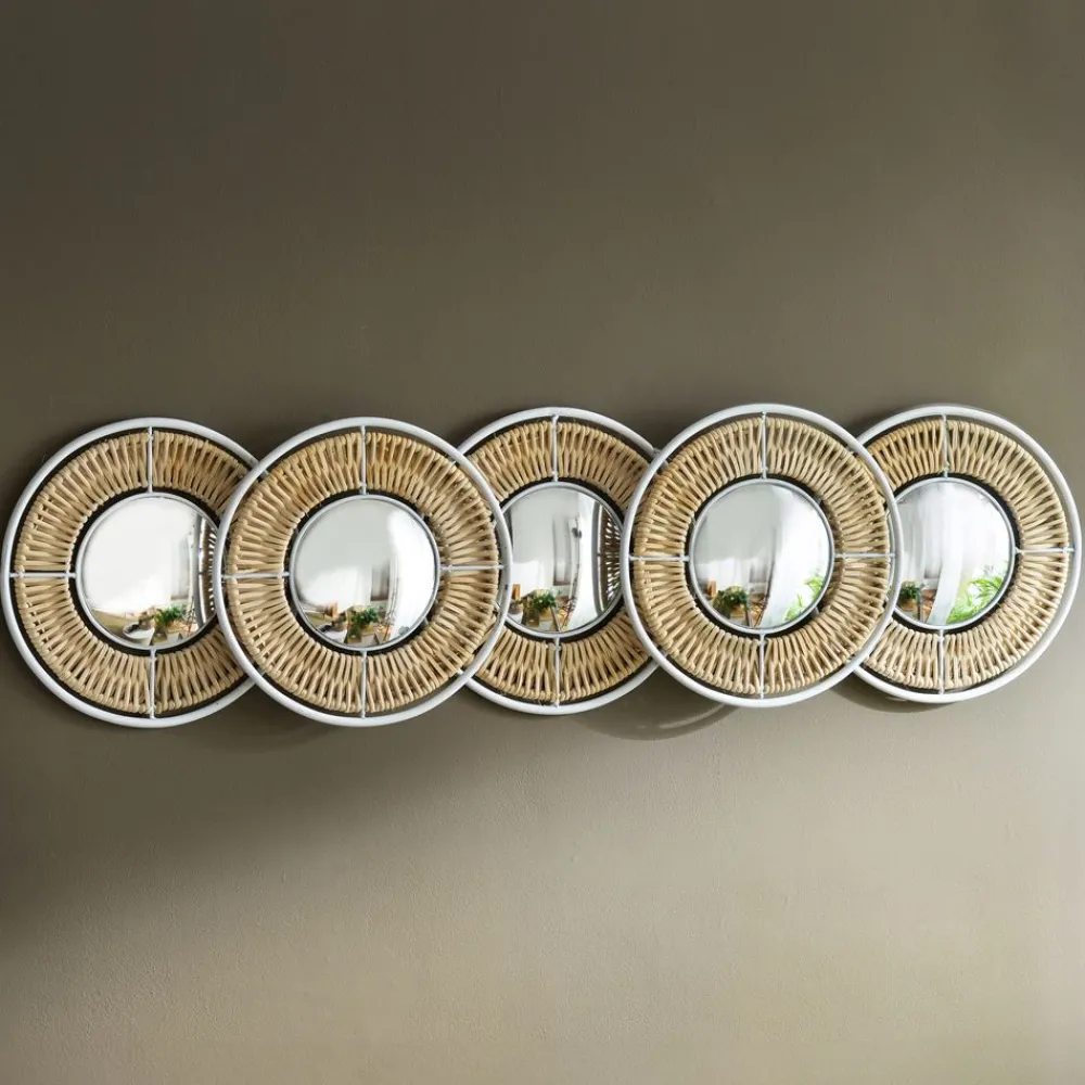 Becquet Décoration murale miroirs et rotin< Décoration Murale|Décoration