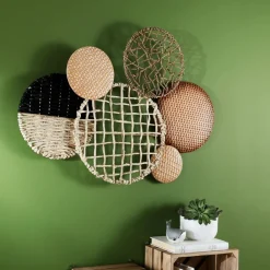 Becquet Décoration murale rotin tressé< Décoration Murale|Décoration
