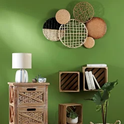 Becquet Décoration murale rotin tressé< Décoration Murale|Décoration