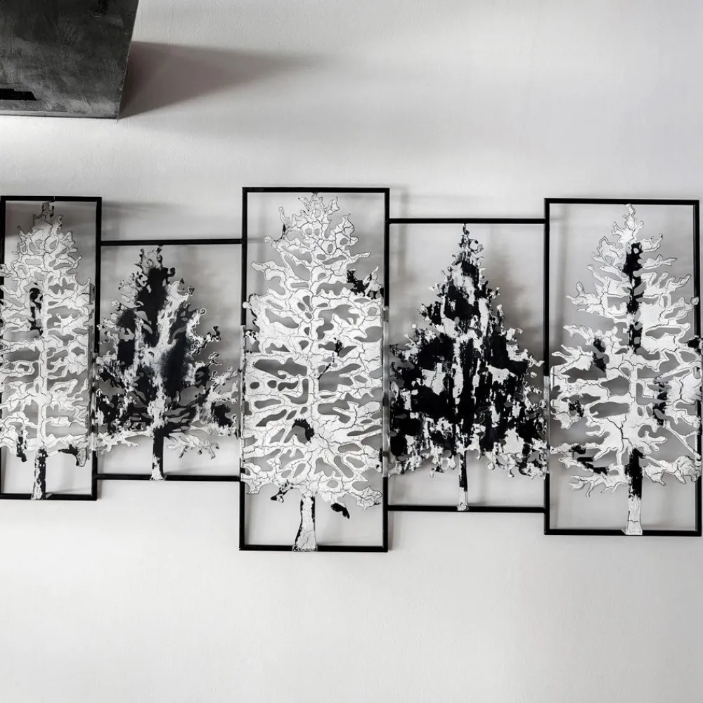 Becquet Décoration murale sapins< Décoration Murale|Décoration