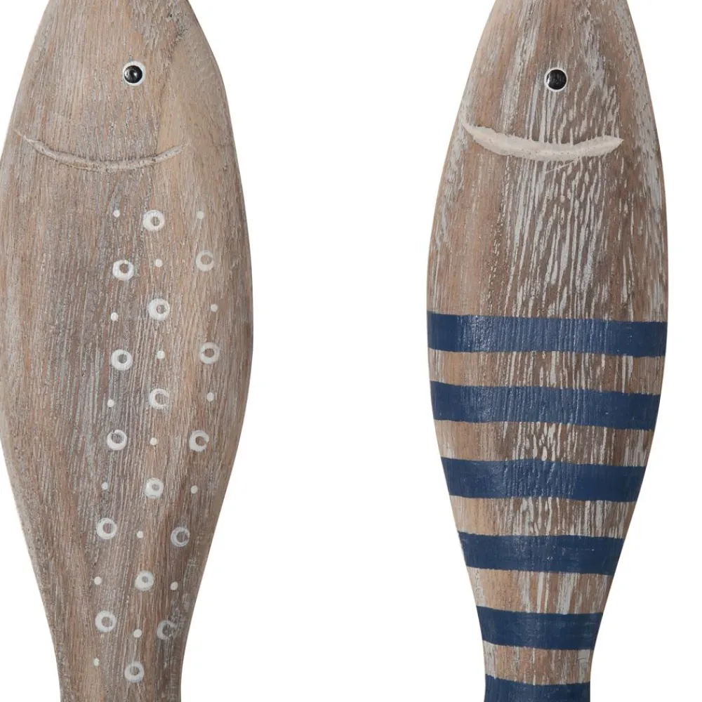 Becquet Décoration poissons en bois à suspendre< Décoration Murale|Décoration