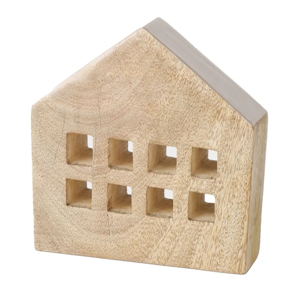 Becquet Décorations maisons en bois - set de 3< Objet De Décoration|Décoration