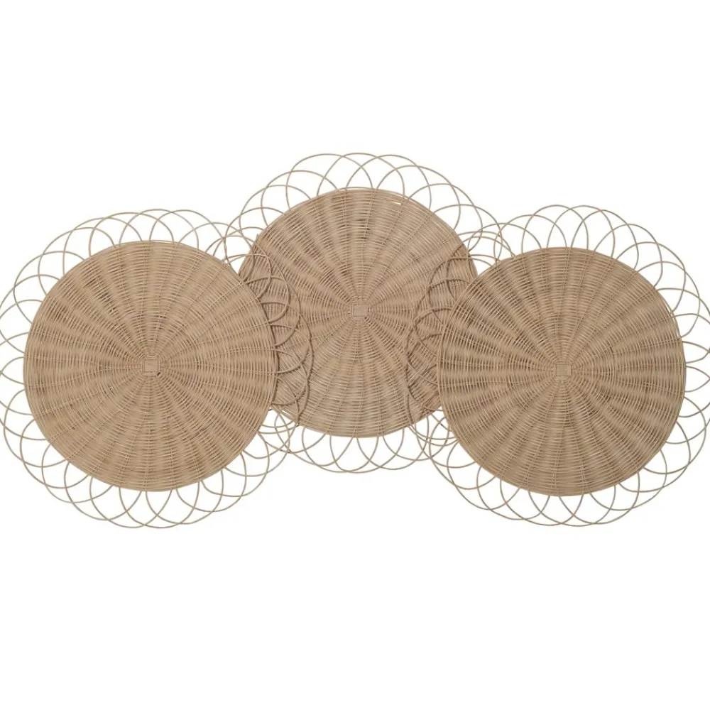 Becquet Décorations murales en osier - Lot de 3< Décoration Murale|Décoration