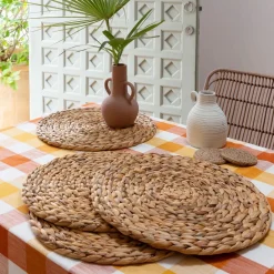 Becquet Dessous d'assiettes ronds tressés - Lot de 4< Décoration|Art De La Table