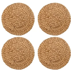 Becquet Dessous d'assiettes ronds tressés - Lot de 4< Décoration|Art De La Table