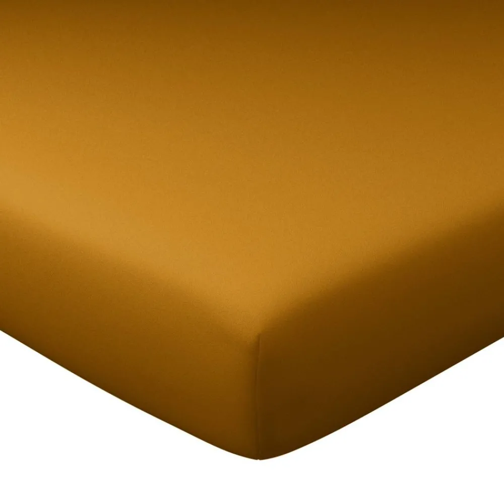 Becquet Drap-housse en percale SUPER grands bonnets (40 cm) Lauréat< Les Matières|Drap-Housse Grands Bonnets