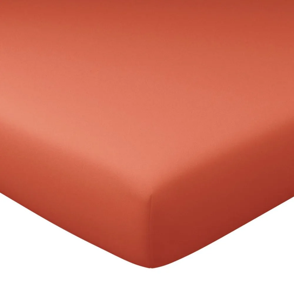 Becquet Drap-housse en percale SUPER grands bonnets (40 cm) Lauréat< Les Matières|Drap-Housse Grands Bonnets