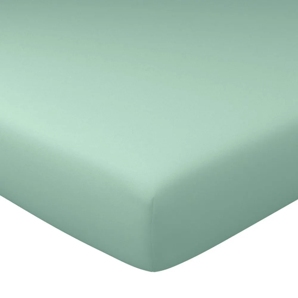 Becquet Drap-housse en percale SUPER grands bonnets (40 cm) Lauréat< Les Matières|Drap-Housse Grands Bonnets