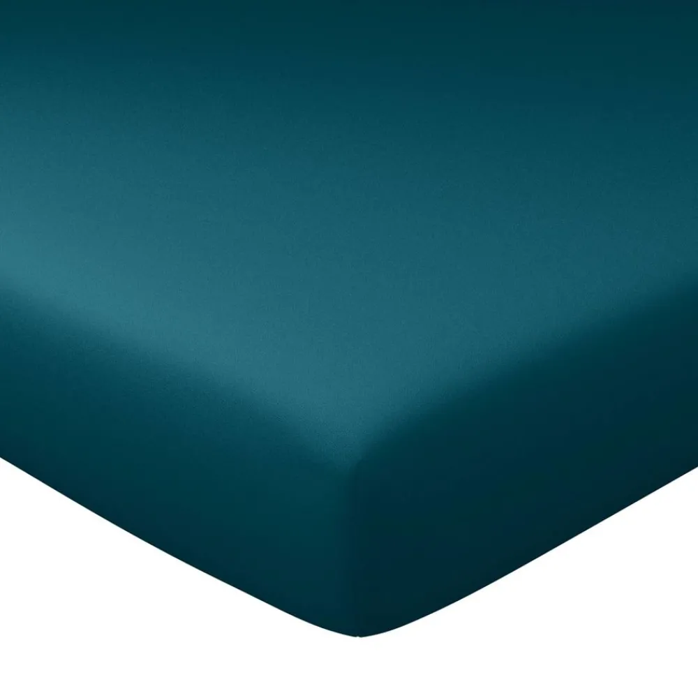 Becquet Drap-housse en percale SUPER grands bonnets (40 cm) Lauréat< Les Matières|Drap-Housse Grands Bonnets