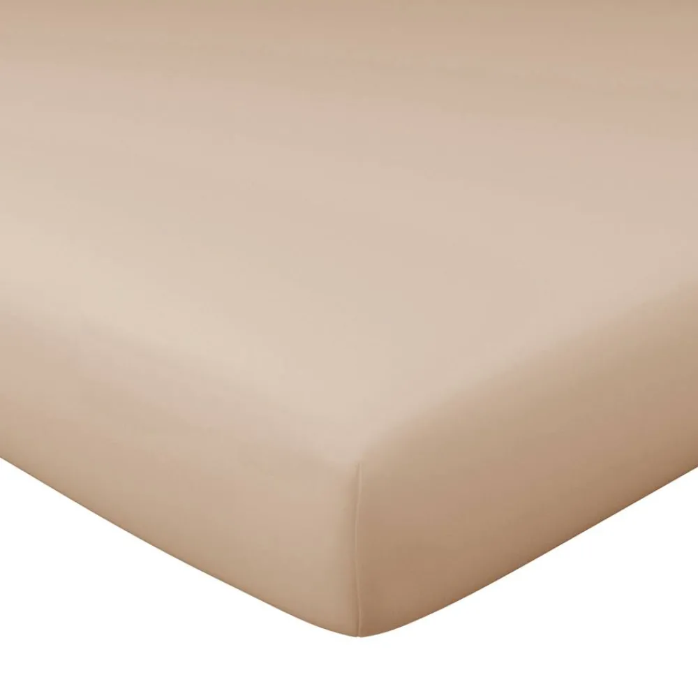 Becquet Drap-housse en percale SUPER grands bonnets (40 cm) Lauréat< Les Matières|Drap-Housse Grands Bonnets
