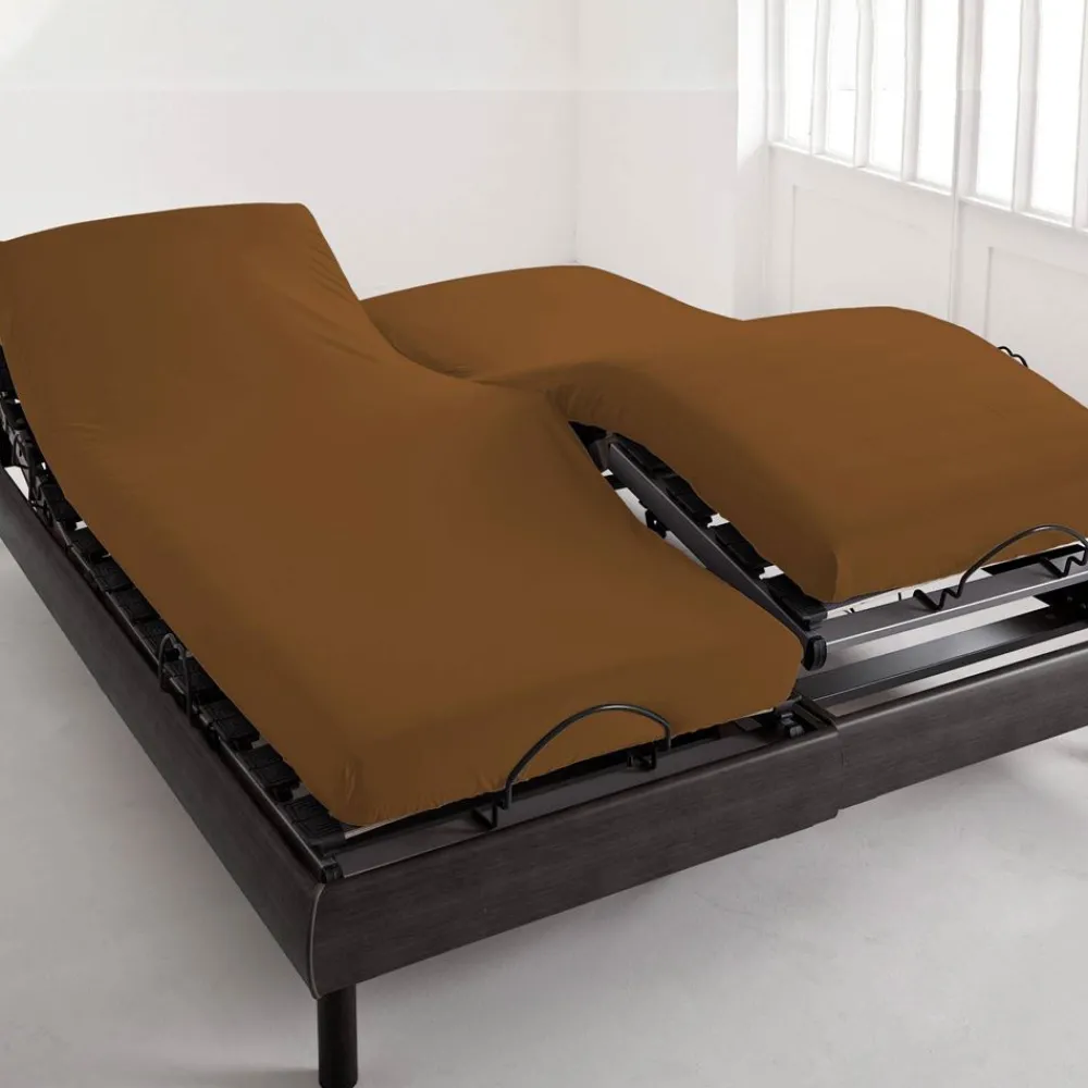 Becquet Drap-housse jersey tête et pieds relevables Lauréat< Les Matières|Drap-Housse Pour Lit Articulé