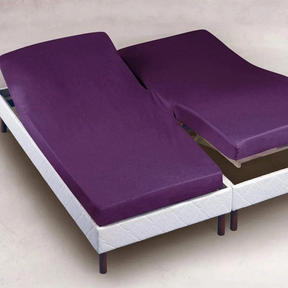 Becquet Drap-housse jersey tête et pieds relevables Lauréat< Les Matières|Drap-Housse Pour Lit Articulé
