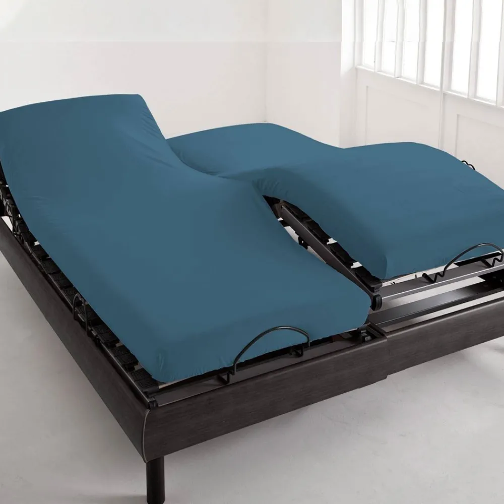 Becquet Drap-housse jersey tête et pieds relevables Lauréat< Les Matières|Drap-Housse Pour Lit Articulé