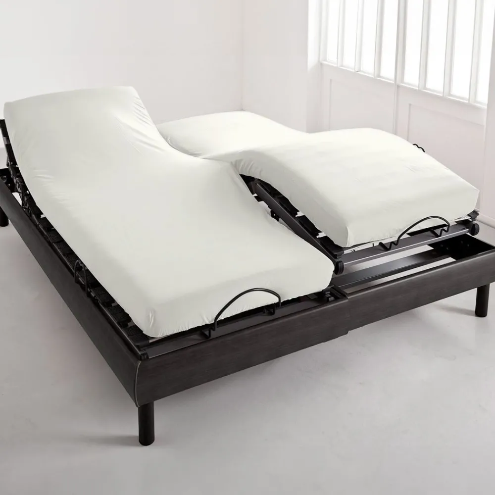 Becquet Drap-housse jersey tête et pieds relevables Lauréat< Les Matières|Drap-Housse Pour Lit Articulé