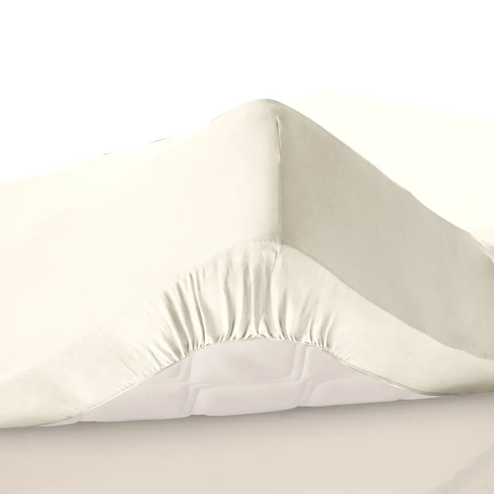 Becquet Drap-housse lin lavé grands bonnets 32 cm Lauréat< Les Matières|Drap-Housse Grands Bonnets