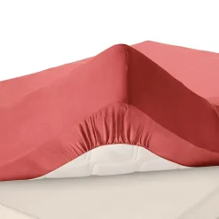 Becquet Drap-housse percale grands bonnets 32 cm - Lauréat< Les Matières|Drap-Housse Grands Bonnets