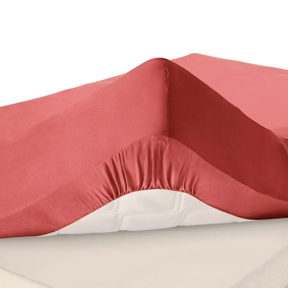 Becquet Drap-housse percale grands bonnets 32 cm - Lauréat< Les Matières|Drap-Housse Grands Bonnets