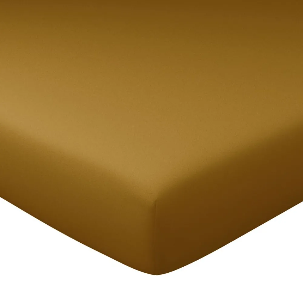 Becquet Drap-housse percale grands bonnets 32 cm - Lauréat< Les Matières|Drap-Housse Grands Bonnets