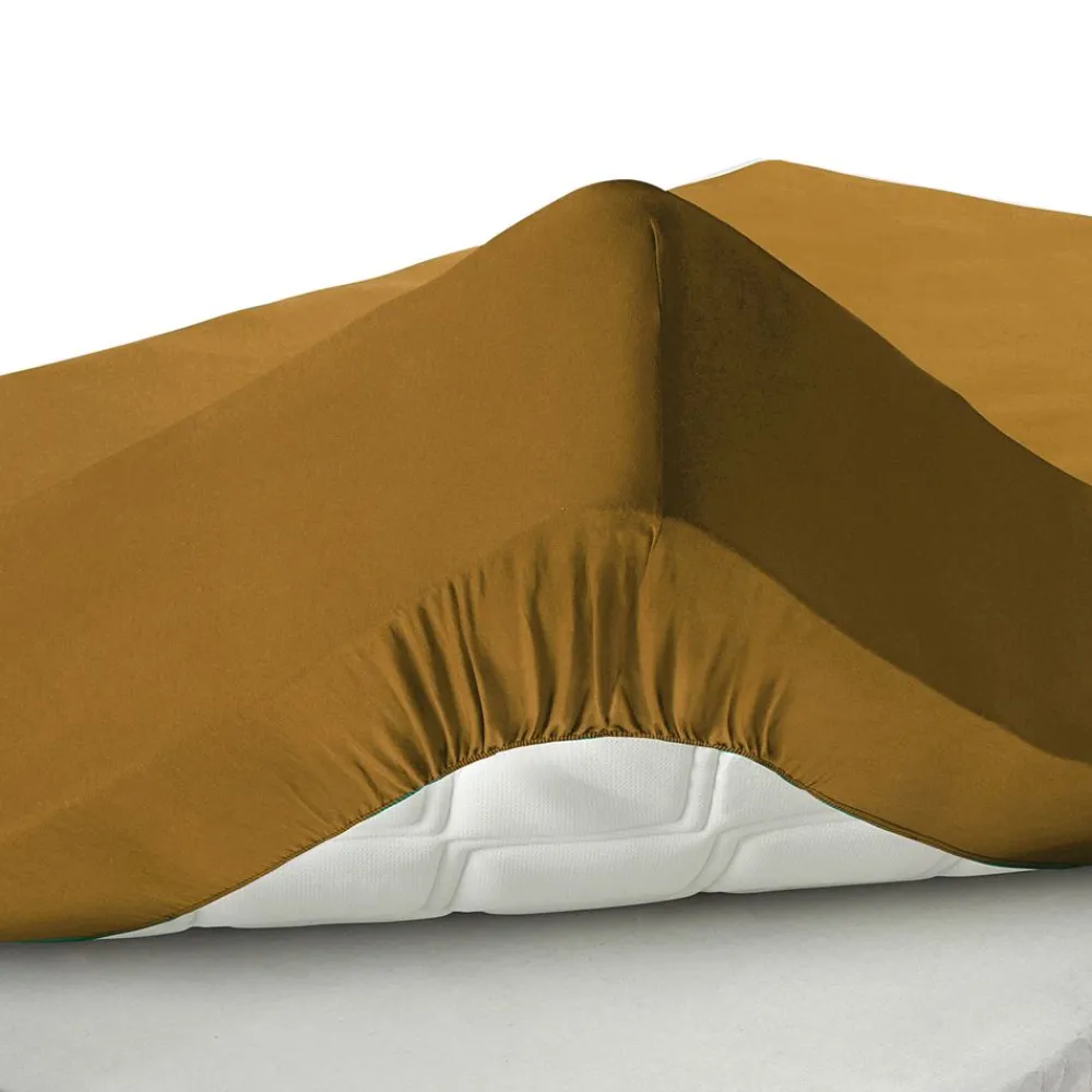 Becquet Drap-housse percale grands bonnets 32 cm - Lauréat< Les Matières|Drap-Housse Grands Bonnets