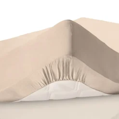 Becquet Drap-housse percale grands bonnets 32 cm - Lauréat< Les Matières|Drap-Housse Grands Bonnets