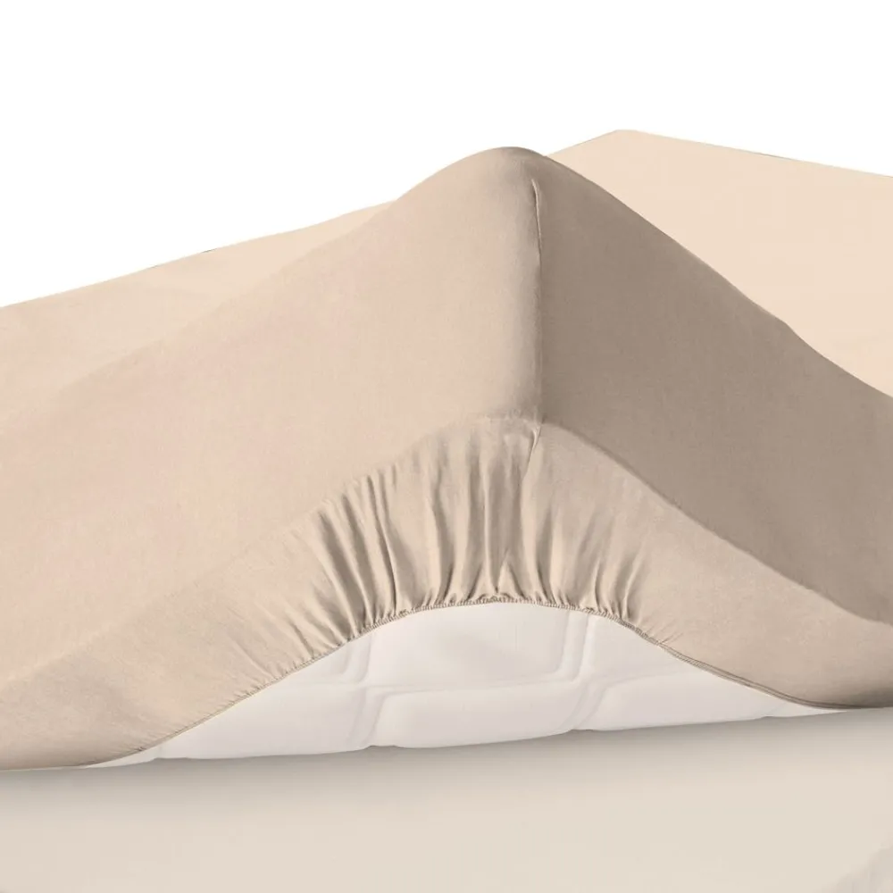Becquet Drap-housse percale grands bonnets 32 cm - Lauréat< Les Matières|Drap-Housse Grands Bonnets