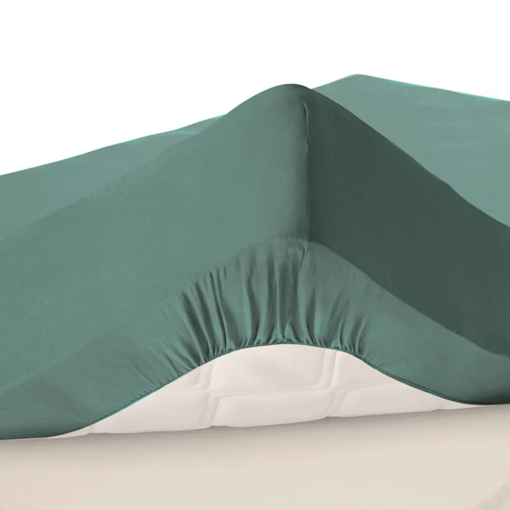 Becquet Drap-housse percale grands bonnets 32 cm - Lauréat< Les Matières|Drap-Housse Grands Bonnets