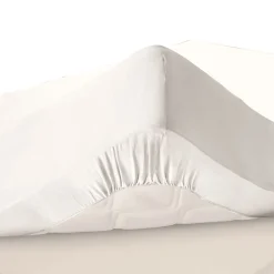 Becquet Drap-housse percale grands bonnets 32 cm - Lauréat< Les Matières|Drap-Housse Grands Bonnets