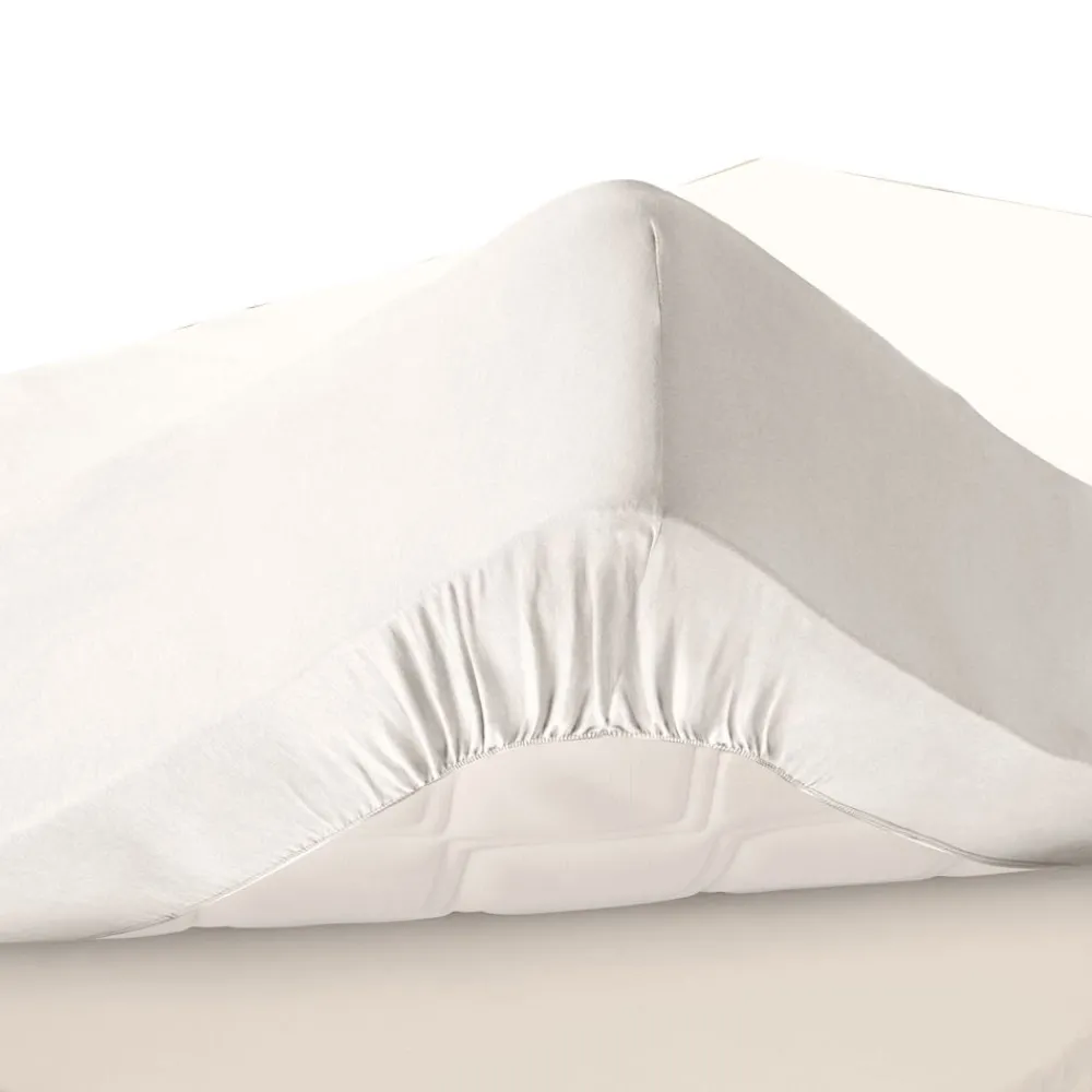 Becquet Drap-housse percale grands bonnets 32 cm - Lauréat< Les Matières|Drap-Housse Grands Bonnets