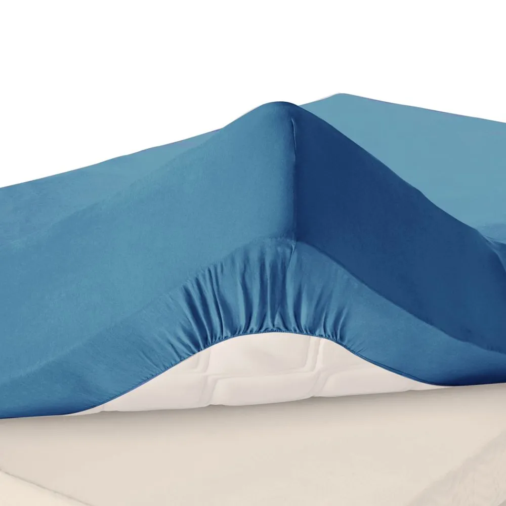 Becquet Drap-housse percale grands bonnets 32 cm - Lauréat< Les Matières|Drap-Housse Grands Bonnets