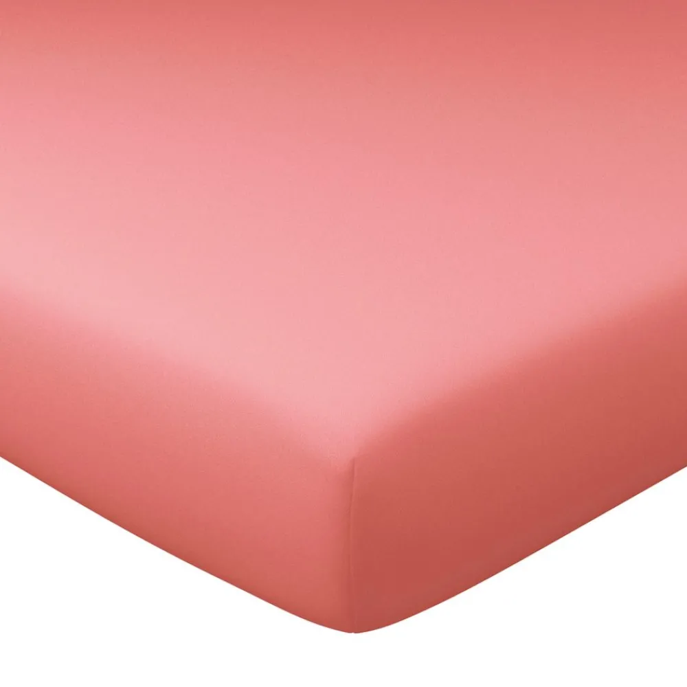 Becquet Drap-housse percale grands bonnets 32 cm - Lauréat< Les Matières|Drap-Housse Grands Bonnets