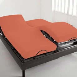 Becquet Drap-housse percale tête et pieds relevables - Lauréat< Les Matières|Drap-Housse Pour Lit Articulé
