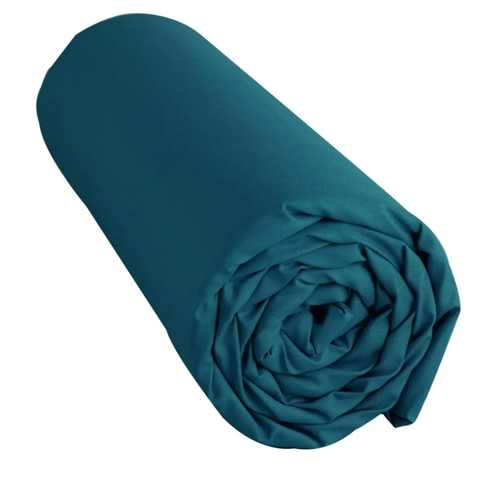 Becquet Drap-housse percale tête et pieds relevables - Lauréat< Les Matières|Drap-Housse Pour Lit Articulé