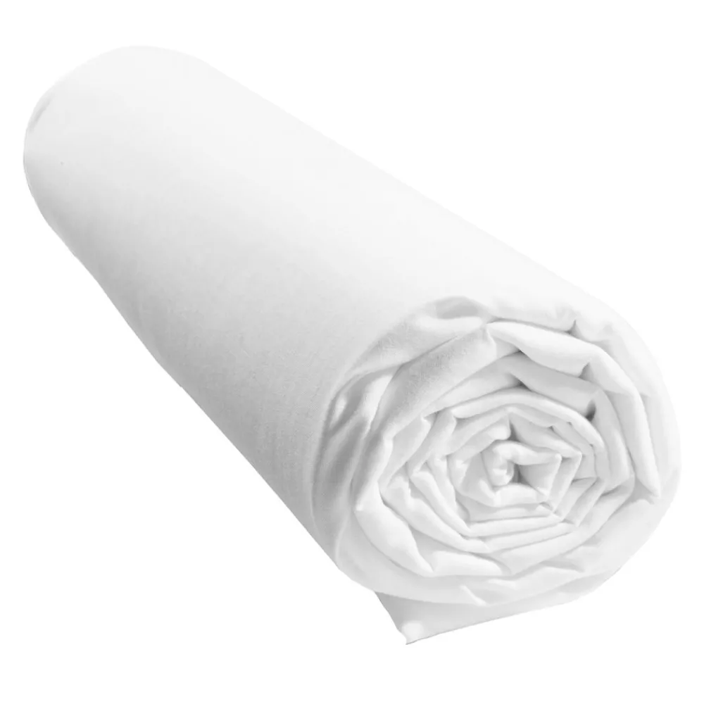 Becquet Drap-housse percale tête et pieds relevables - Lauréat< Les Matières|Drap-Housse Pour Lit Articulé