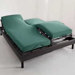 Becquet Drap-housse percale tête et pieds relevables - Lauréat< Les Matières|Drap-Housse Pour Lit Articulé