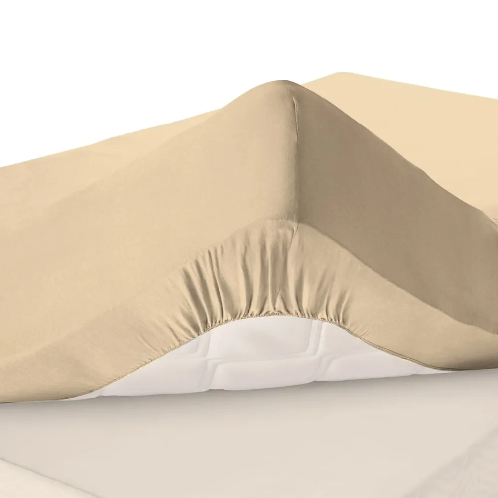 Becquet Drap-housse polycoton grands bonnets 32 cm - Lauréat< Les Matières|Drap-Housse Grands Bonnets