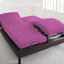 Becquet Drap-housse pur coton tête et pieds relevables Lauréat< Les Matières|Drap-Housse Pour Lit Articulé