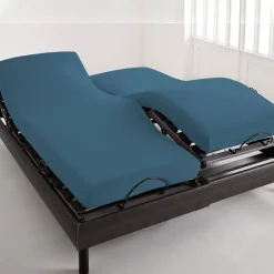 Becquet Drap-housse pur coton tête et pieds relevables Lauréat< Les Matières|Drap-Housse Pour Lit Articulé