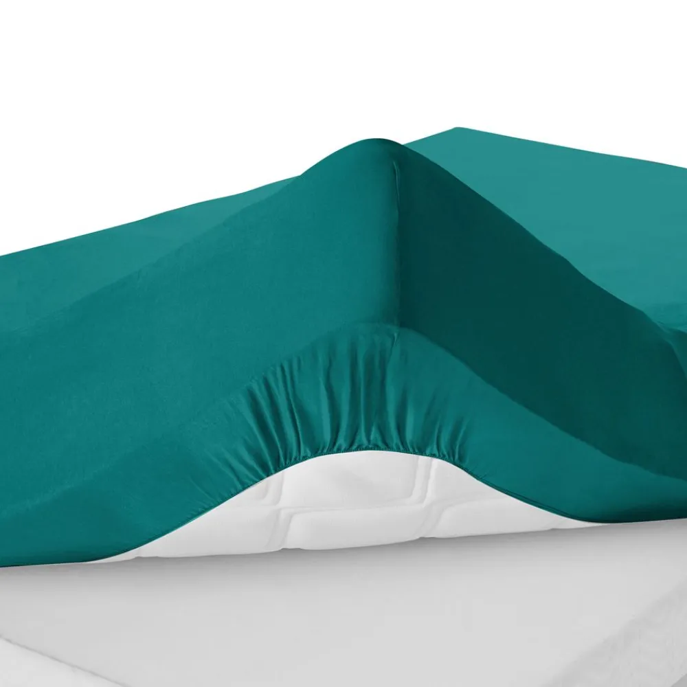 Becquet Drap-housse toile pur coton super grands bonnets 40 cm Lauréat< Les Matières|Drap-Housse Grands Bonnets