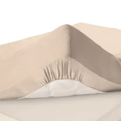 Becquet Drap-housse toile pur coton grands bonnets 32 cm Lauréat< Les Matières|Drap-Housse Grands Bonnets