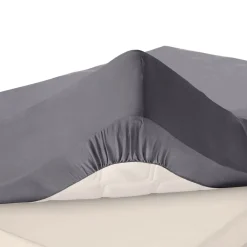 Becquet Drap-housse toile pur coton grands bonnets 32 cm Lauréat< Les Matières|Drap-Housse Grands Bonnets