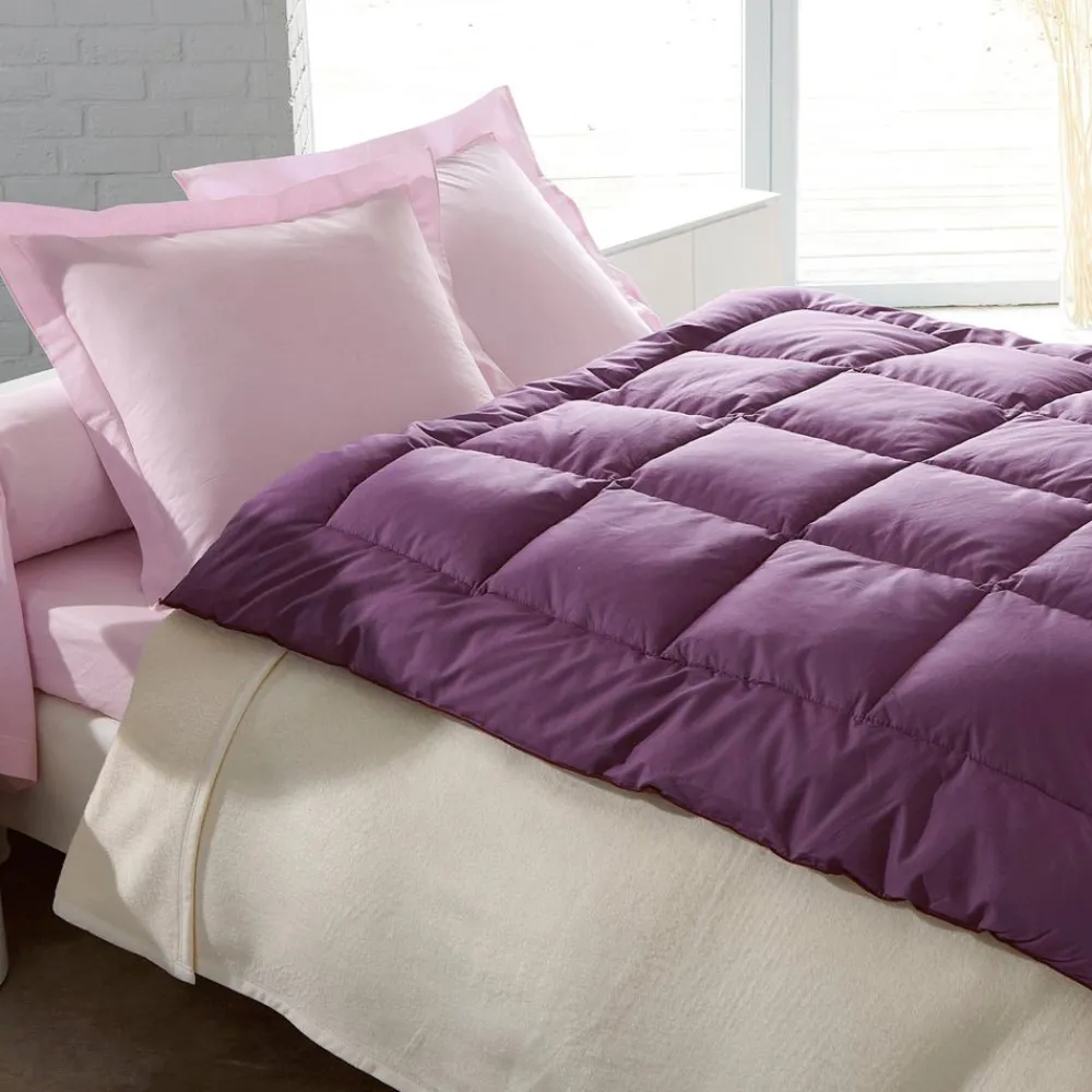 Becquet Édredon DUVET D'OIE 2 conforts - Léger - Chaud< Couette Colorée, Couette Imprimée|Les Matières