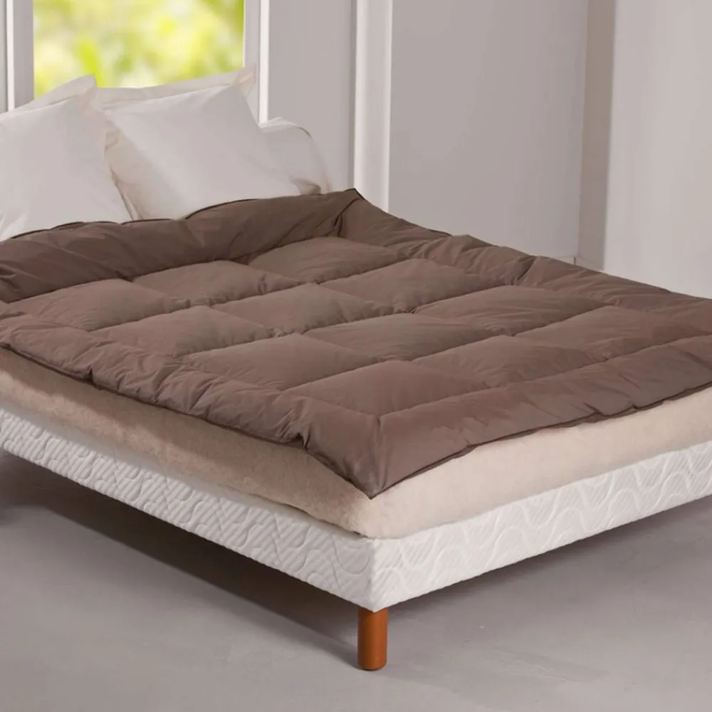 Becquet Édredon DUVET D'OIE 2 conforts - Léger - Chaud< Couette Colorée, Couette Imprimée|Les Matières